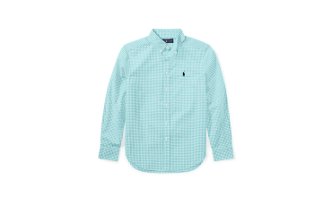 Gingham Stretch Cotton Shirt